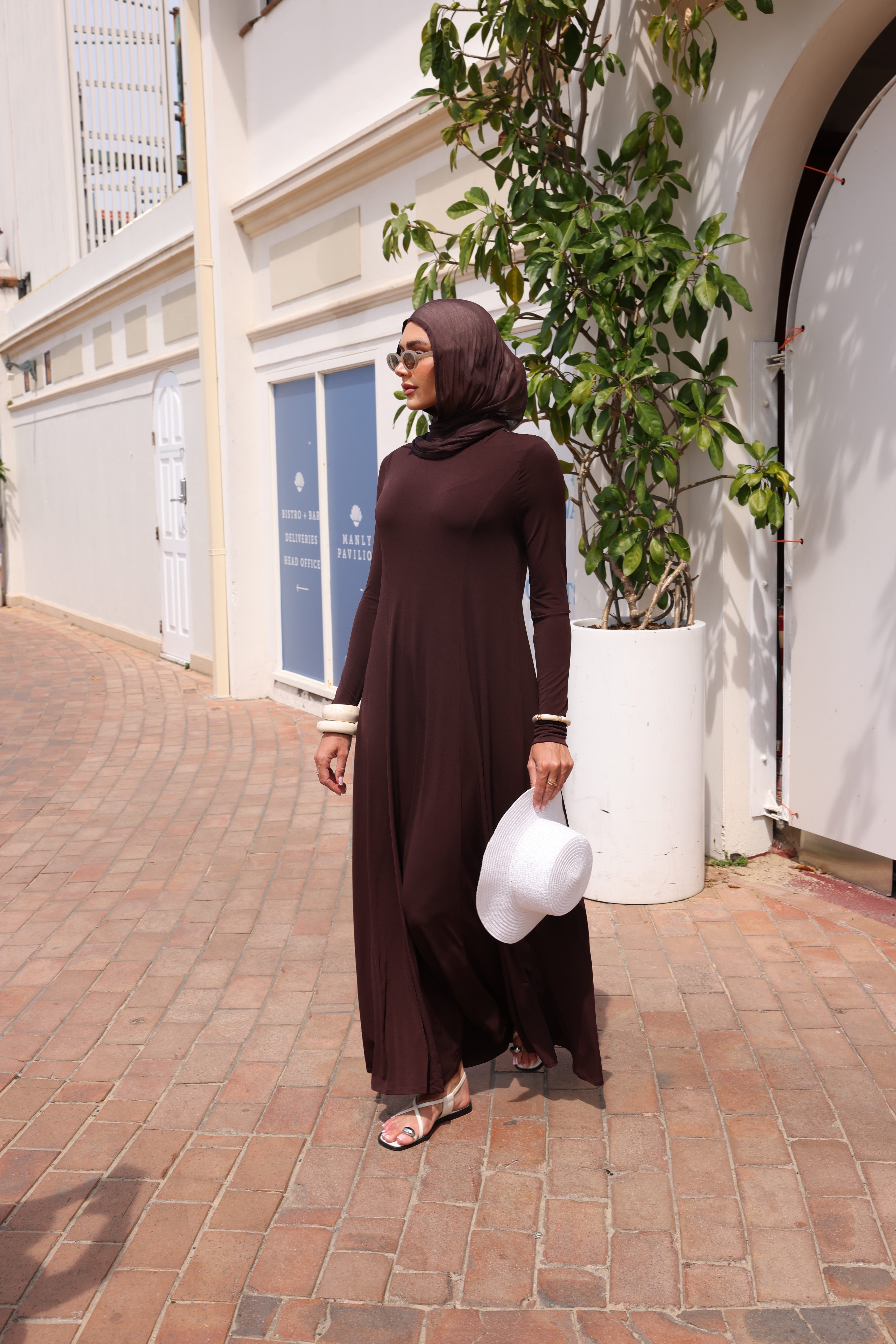 The Aura Dress Chocolate