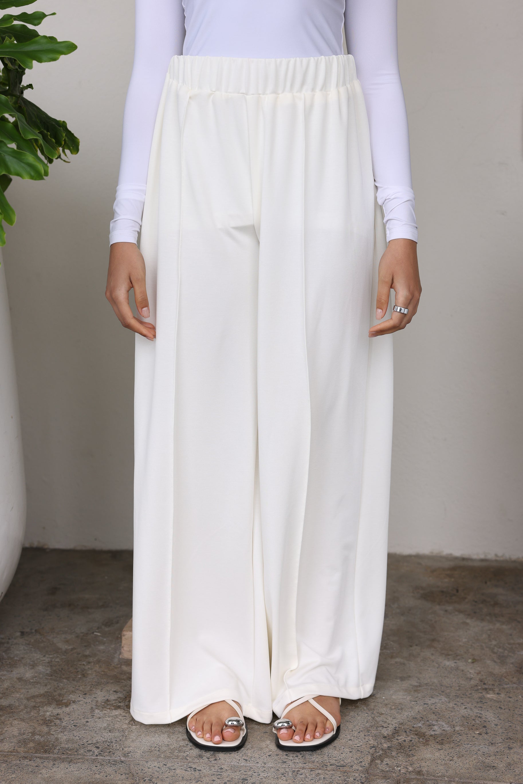 The Sunset Pants Ivory (2 week pre order)