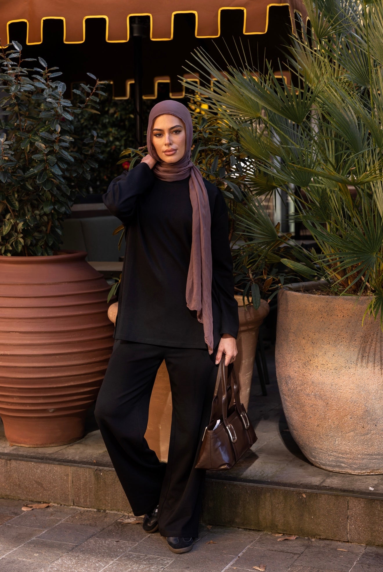 Essentials French Rib Top black