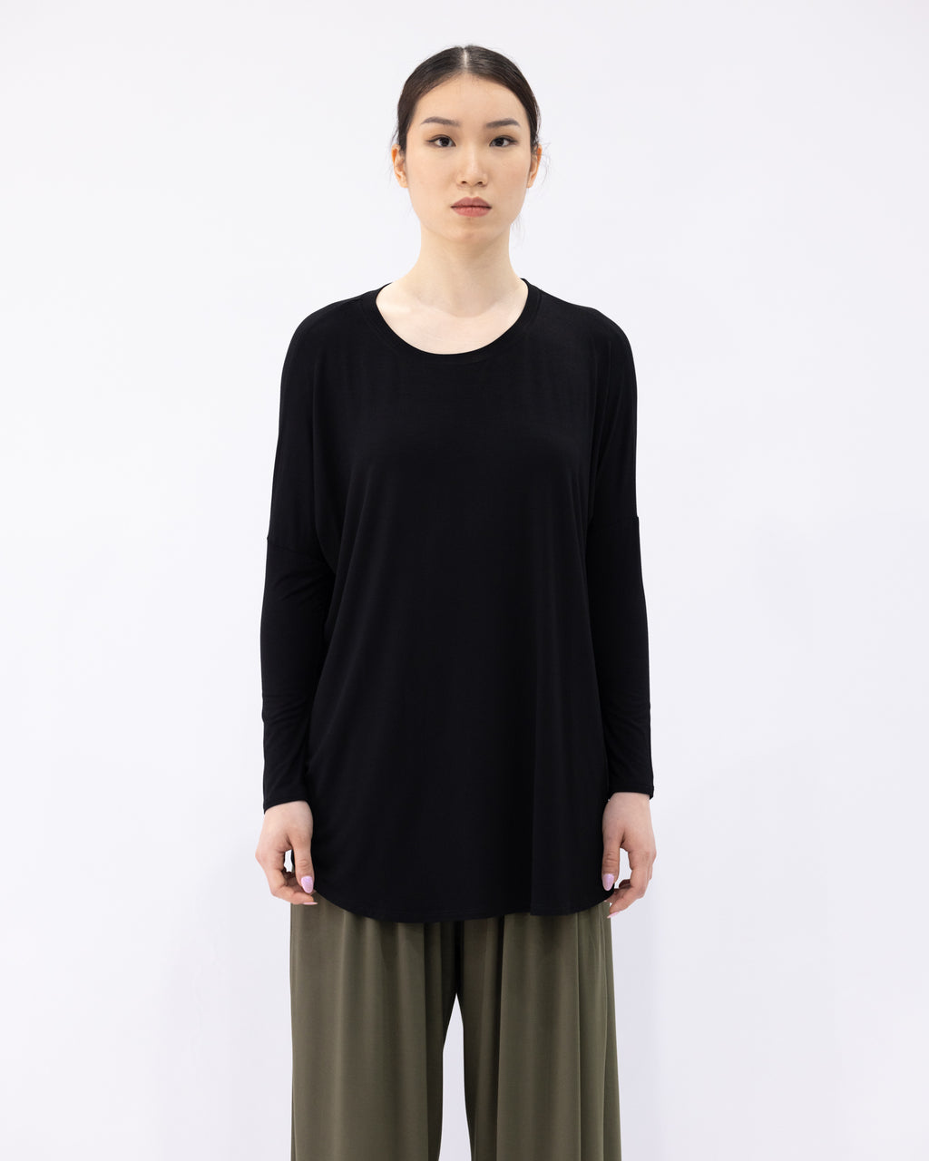 Jersey Basix Staple Top Black (pre order arrival October 10th)