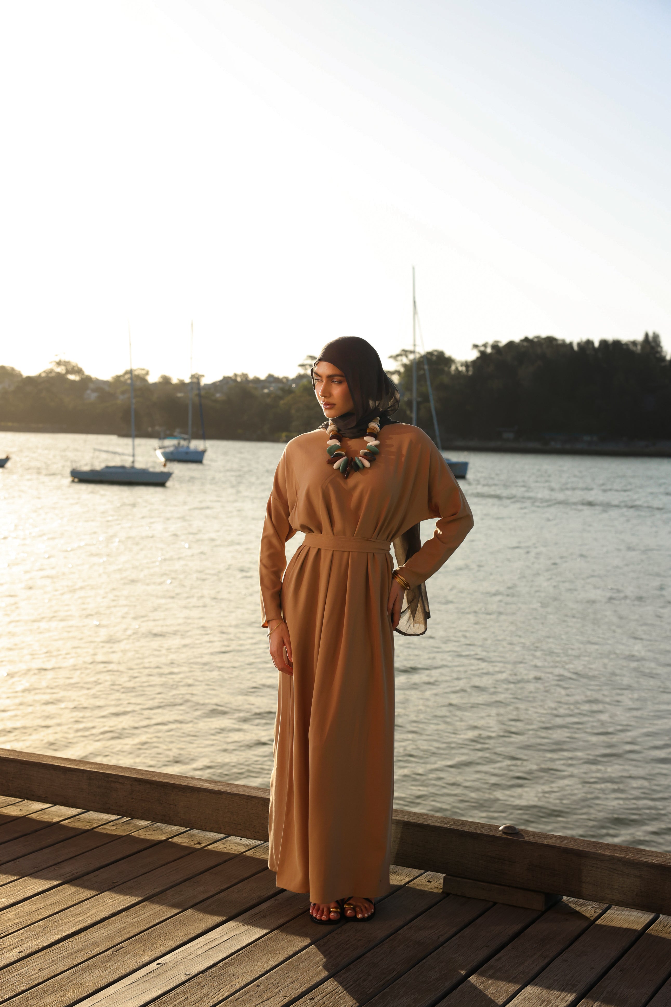 Amara Dress Caramel