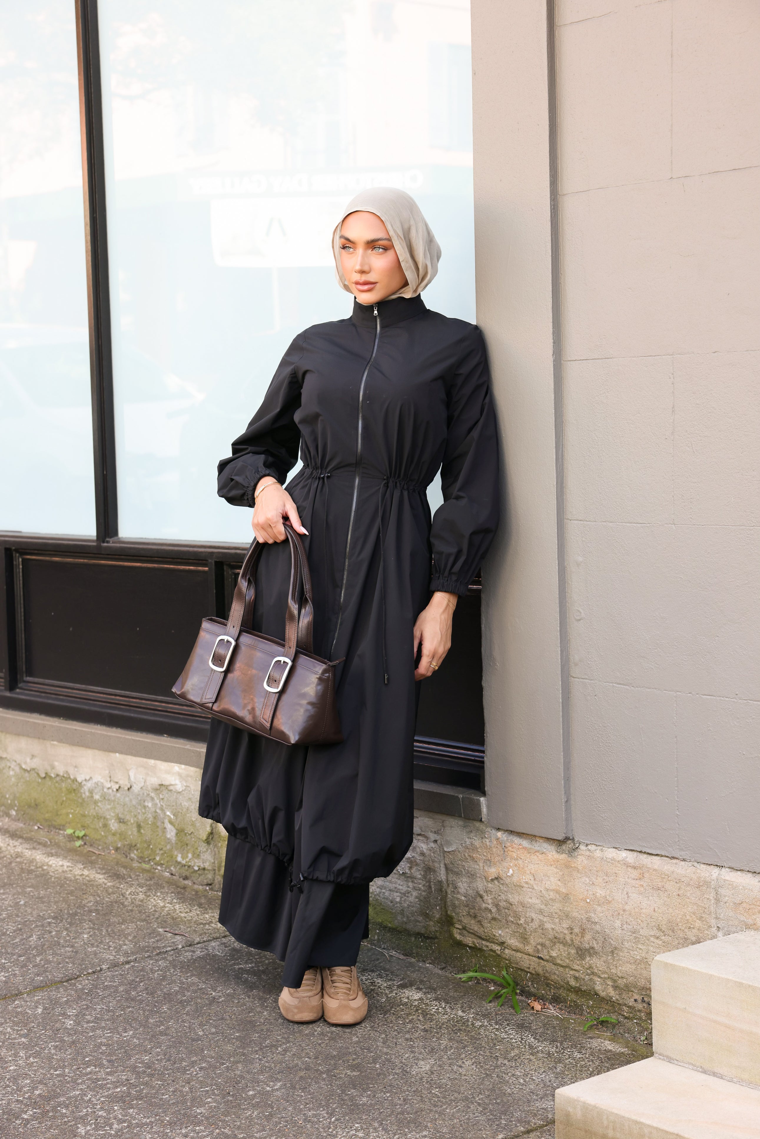 The Lightweight Trench Black