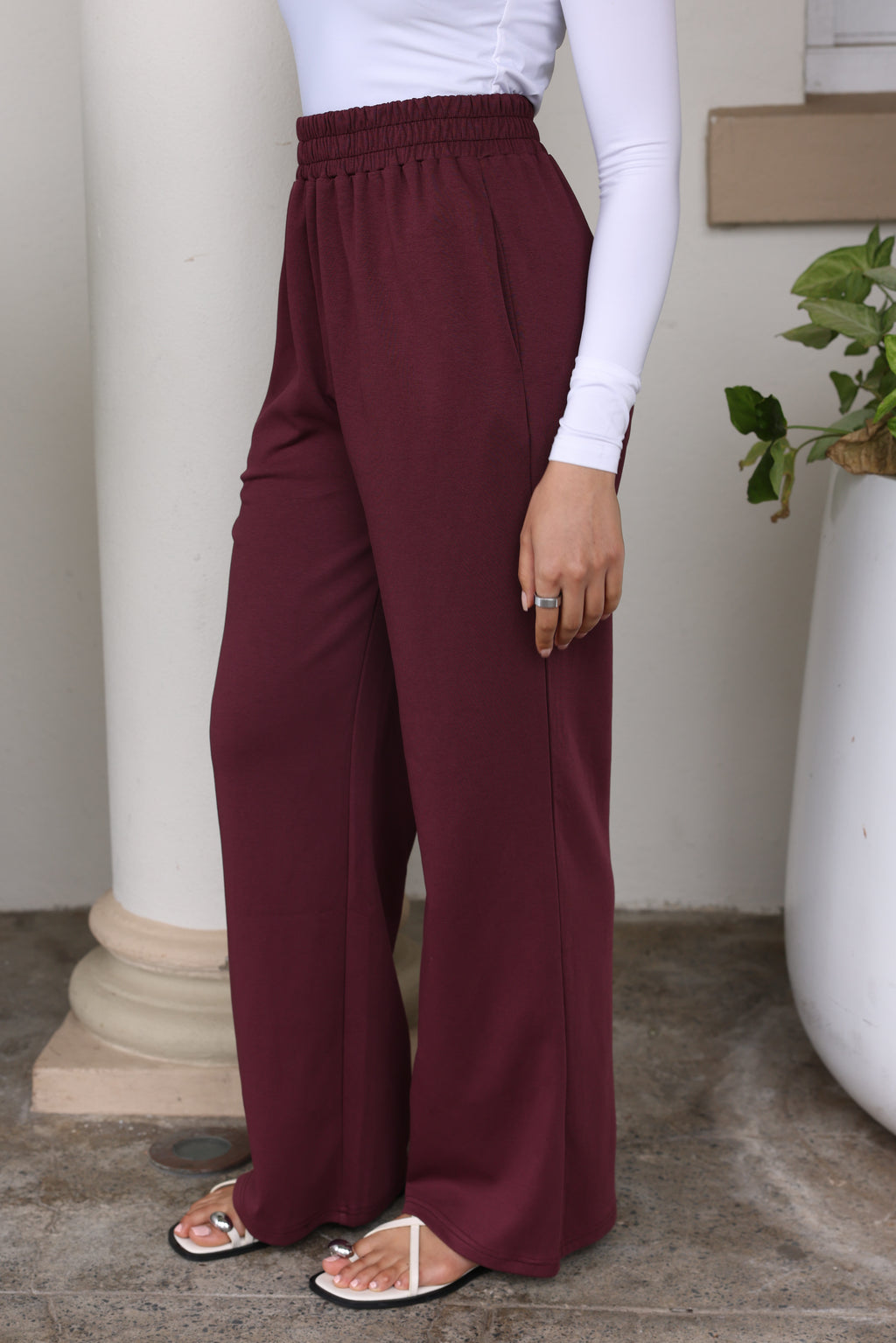 Essentials Pant Plum