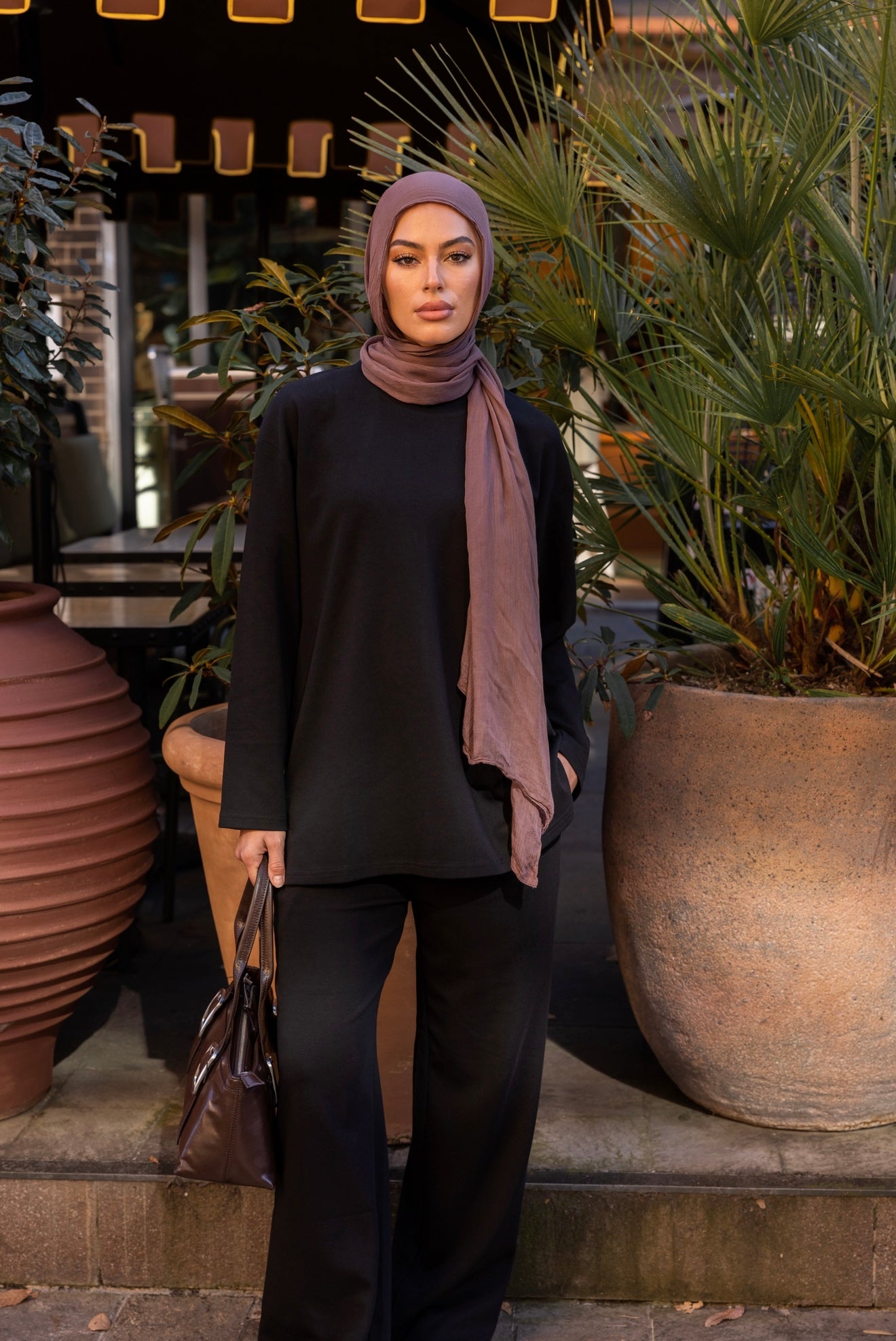 Essentials French Rib Top black