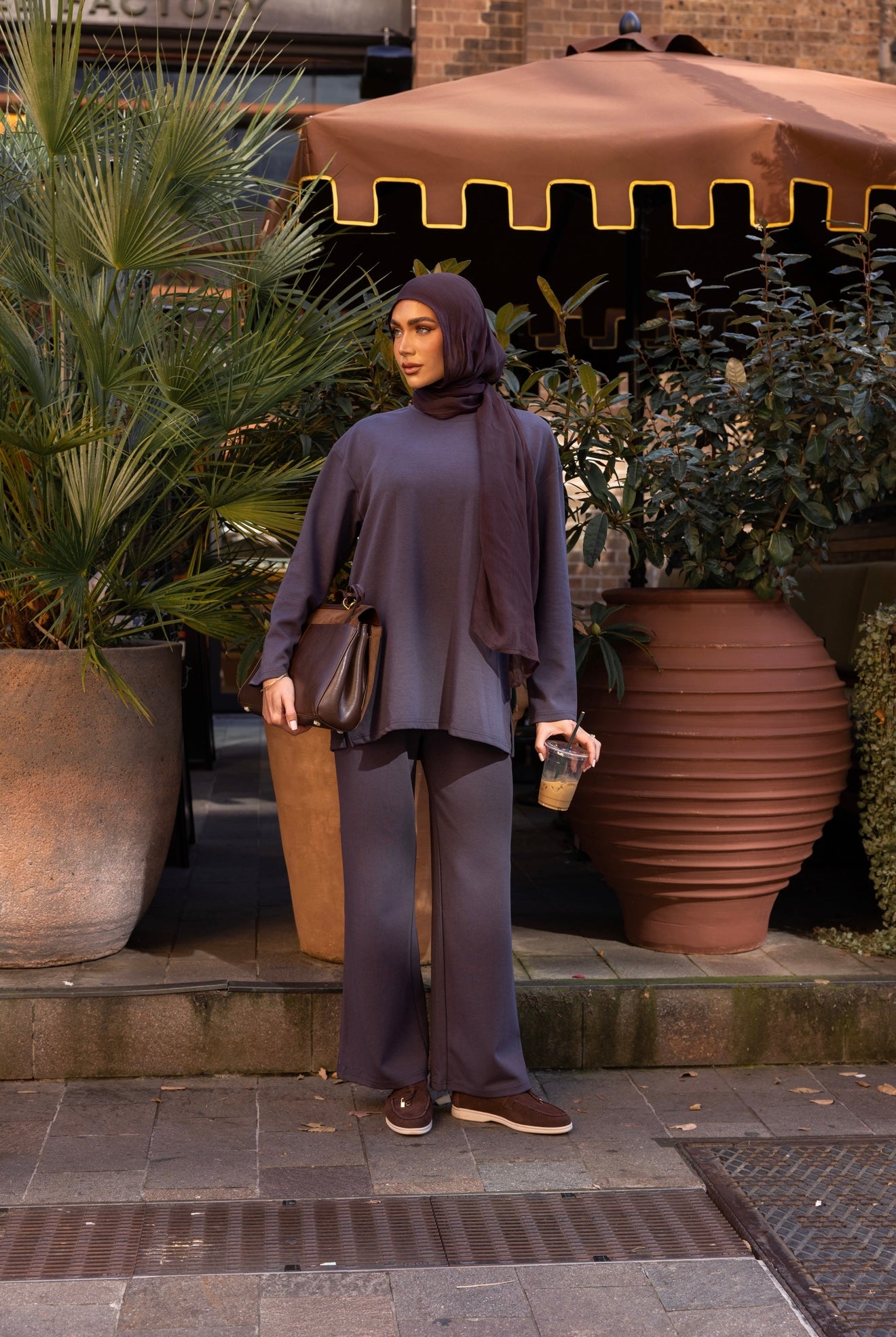 Essentials French Rib Top Denim