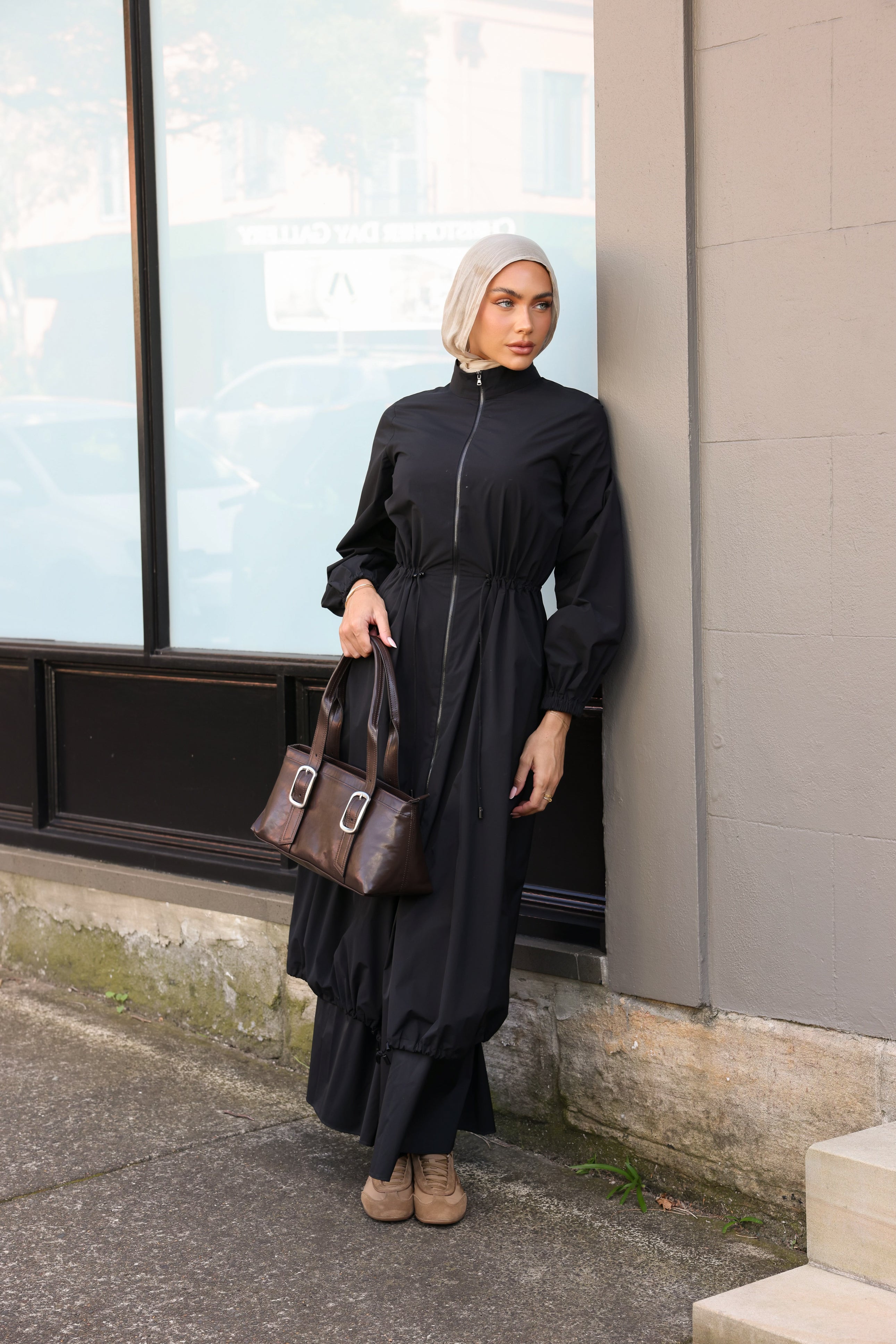 The Lightweight Trench Black