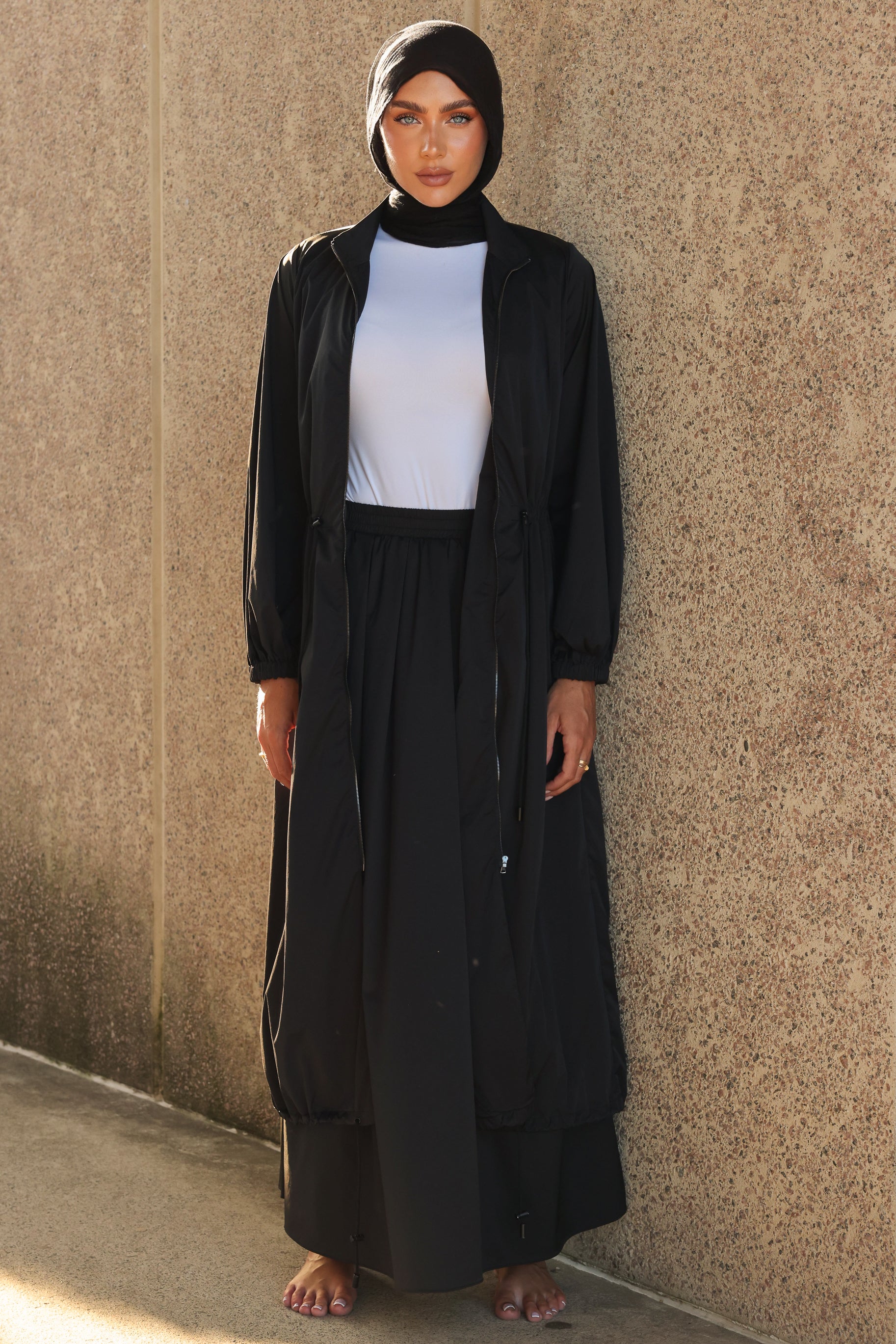 The Lightweight Trench Black