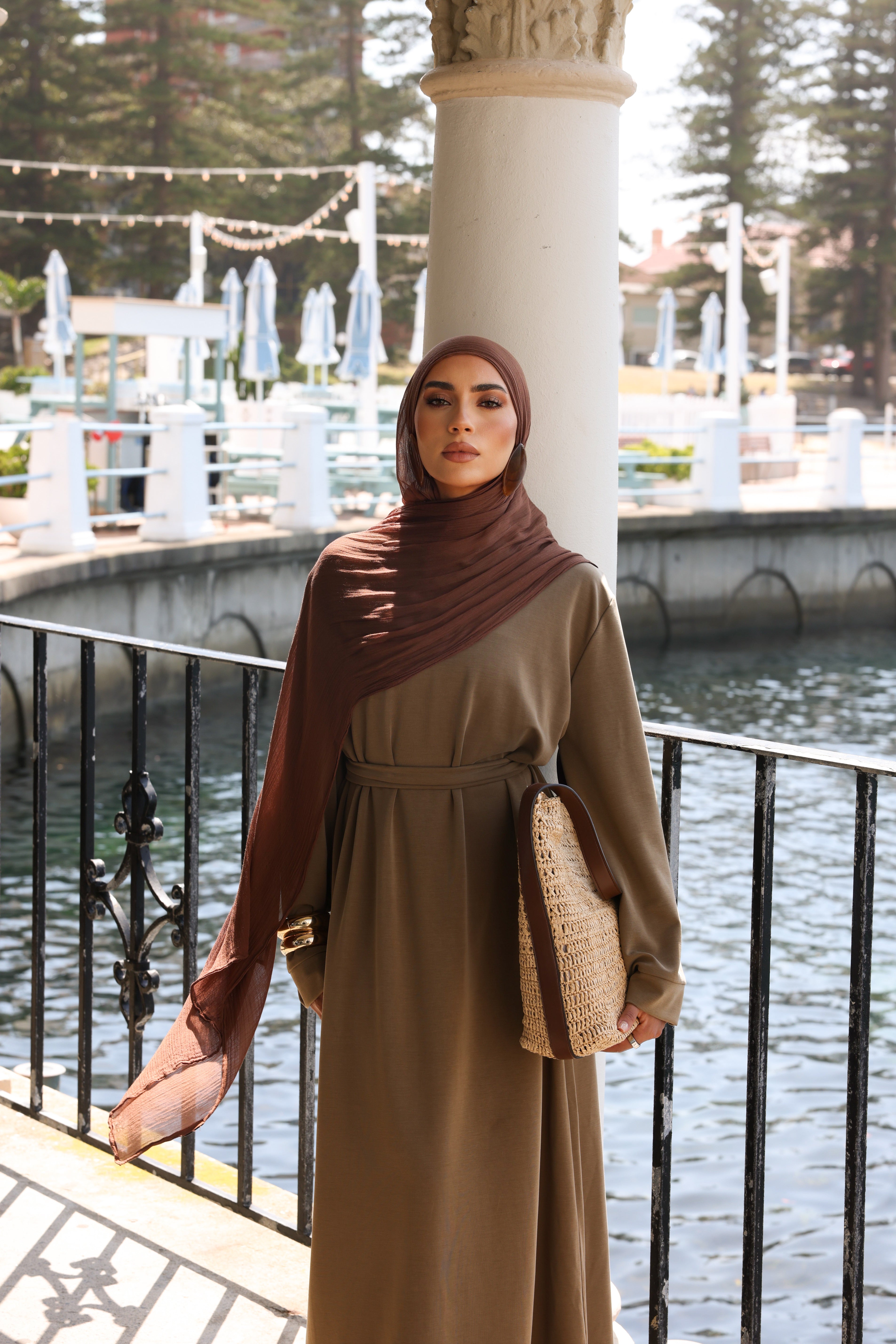 The Sunset Maxi Olive  (2 week pre order)