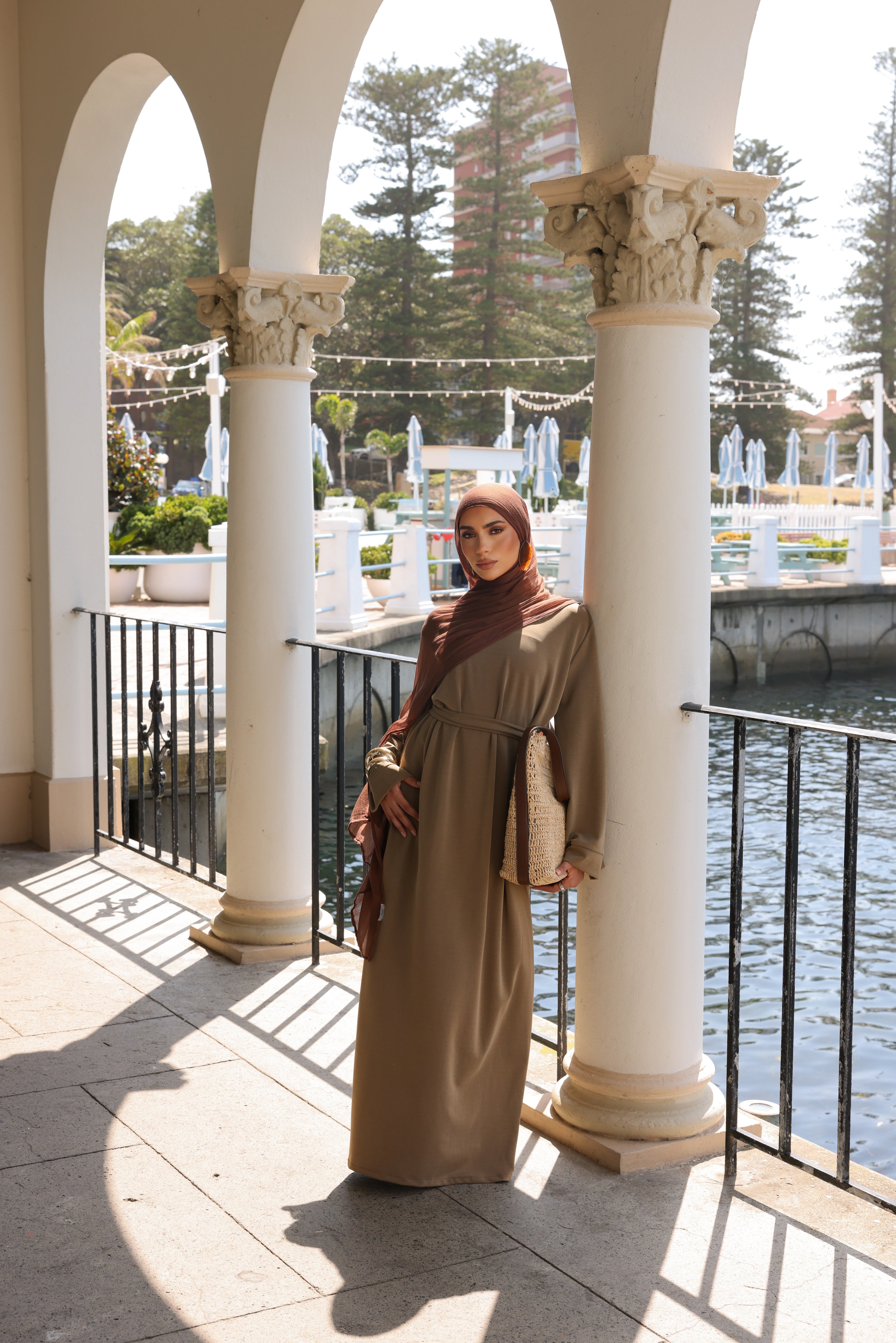 The Sunset Maxi Olive  (2 week pre order)