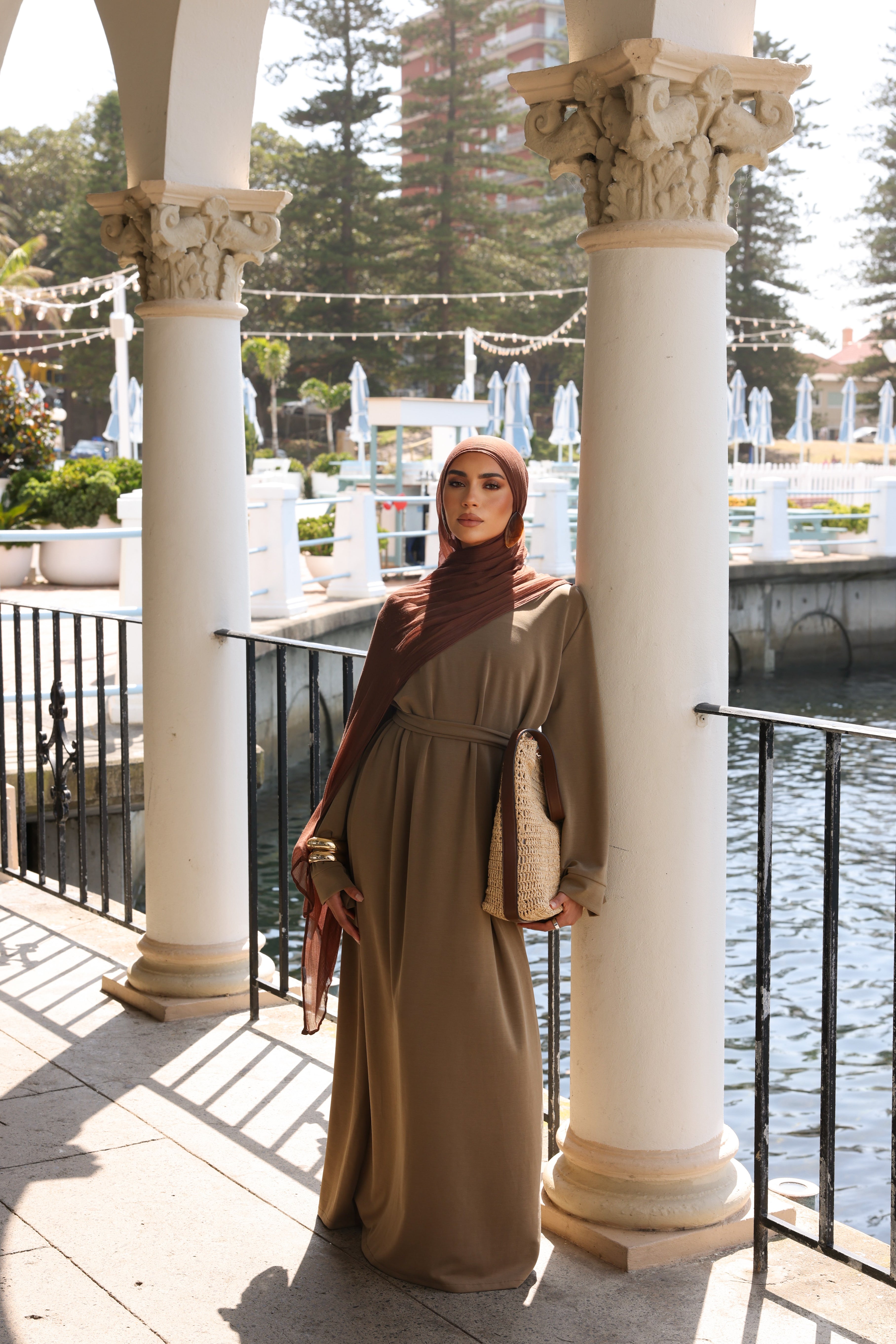 The Sunset Maxi Olive  (2 week pre order)