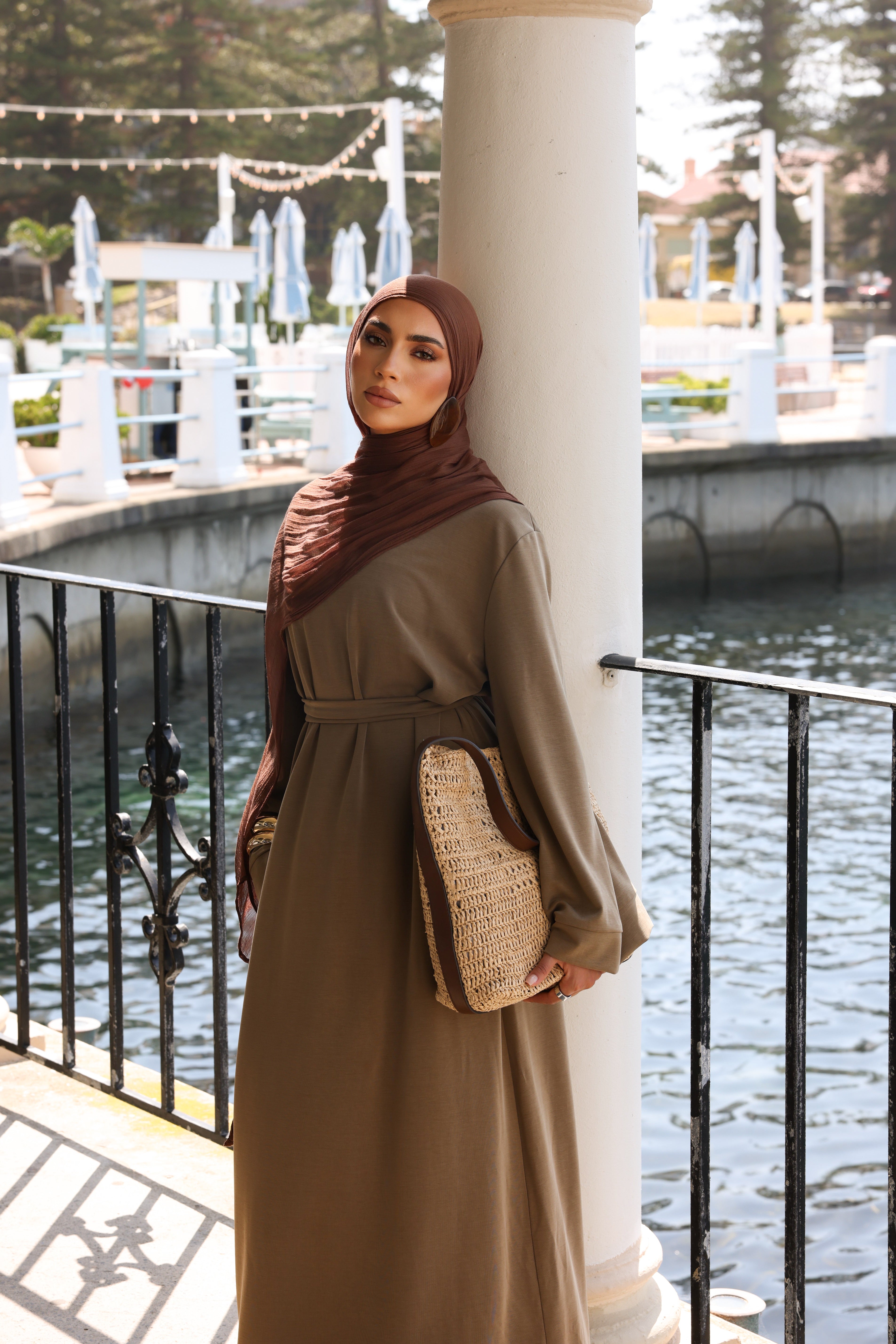 The Sunset Maxi Olive  (2 week pre order)