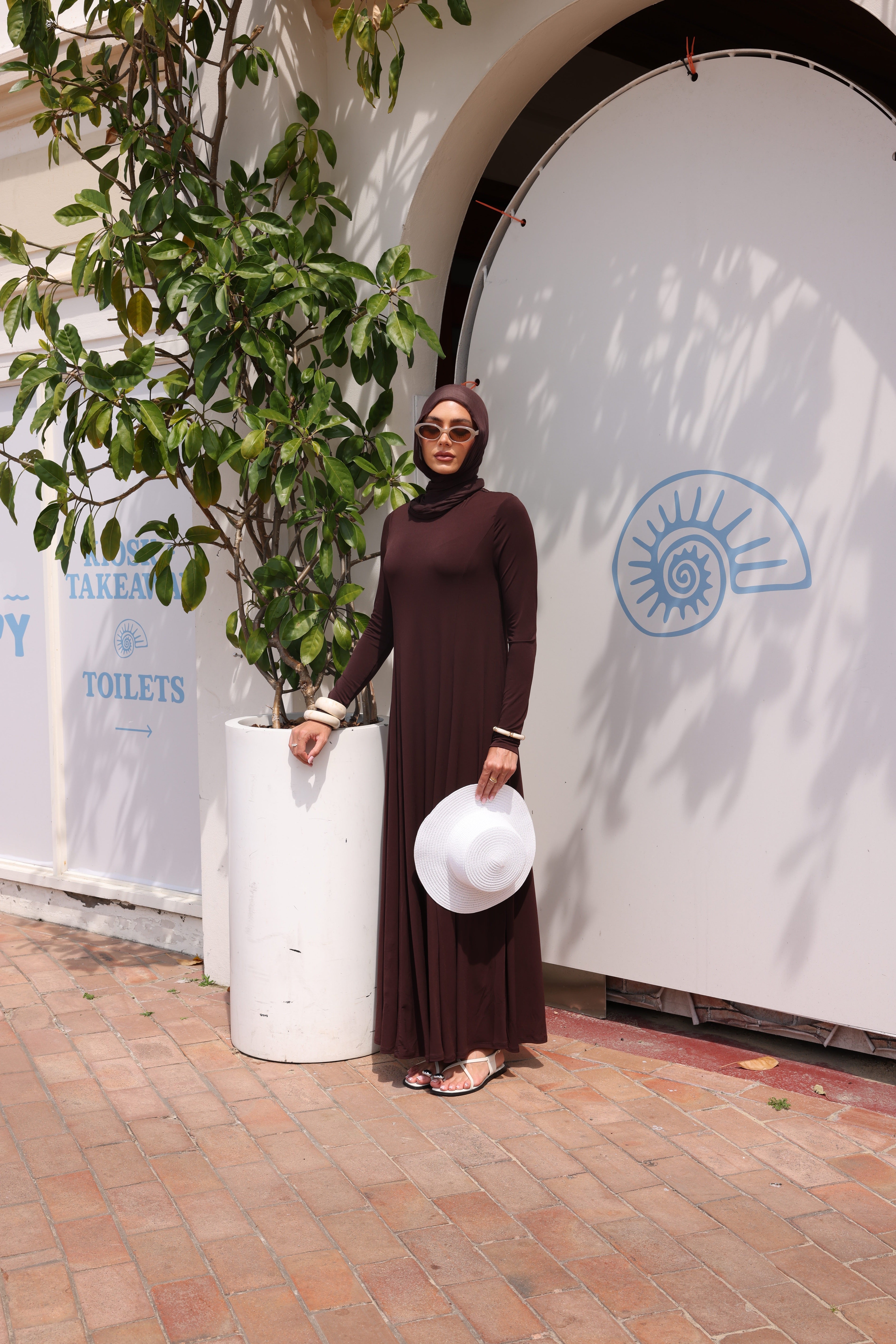 The Aura Dress Chocolate