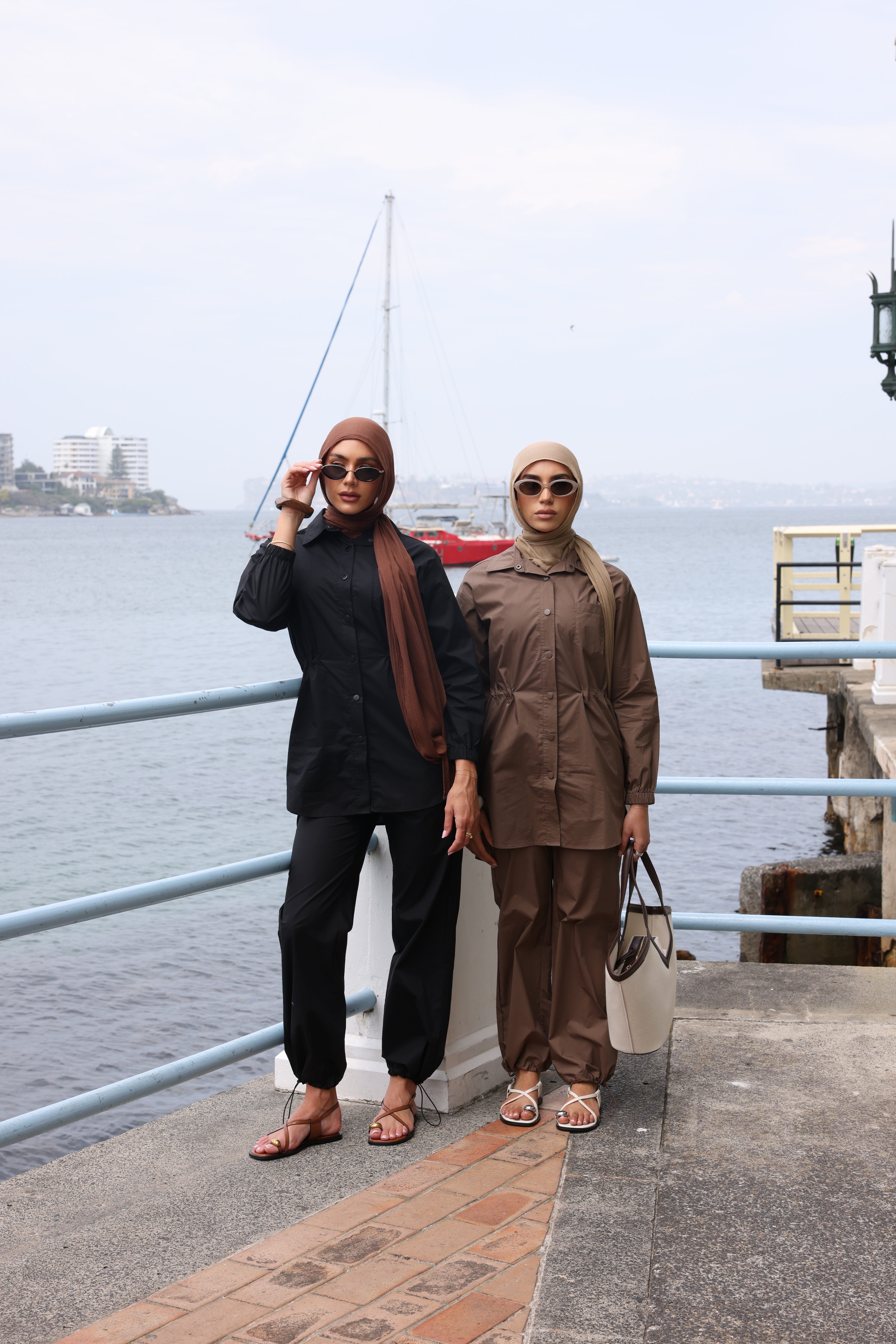 The Parachute Pants Black