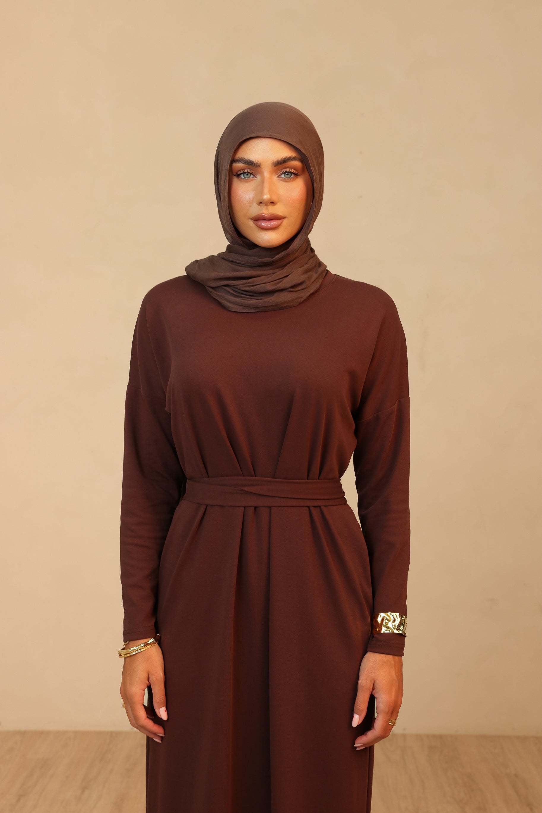 Essentials Tee Dress Chocolate