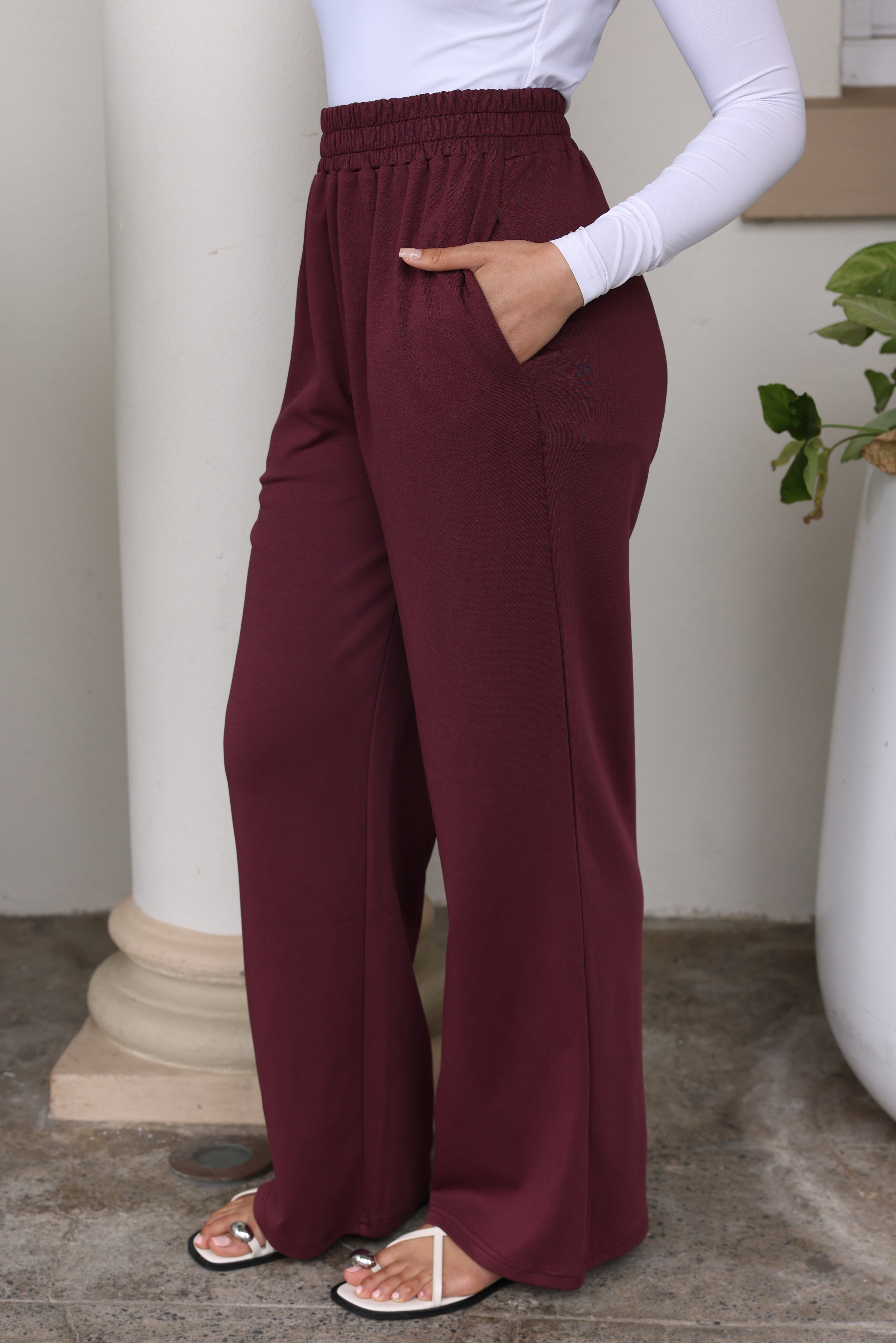 Essentials Pant Plum
