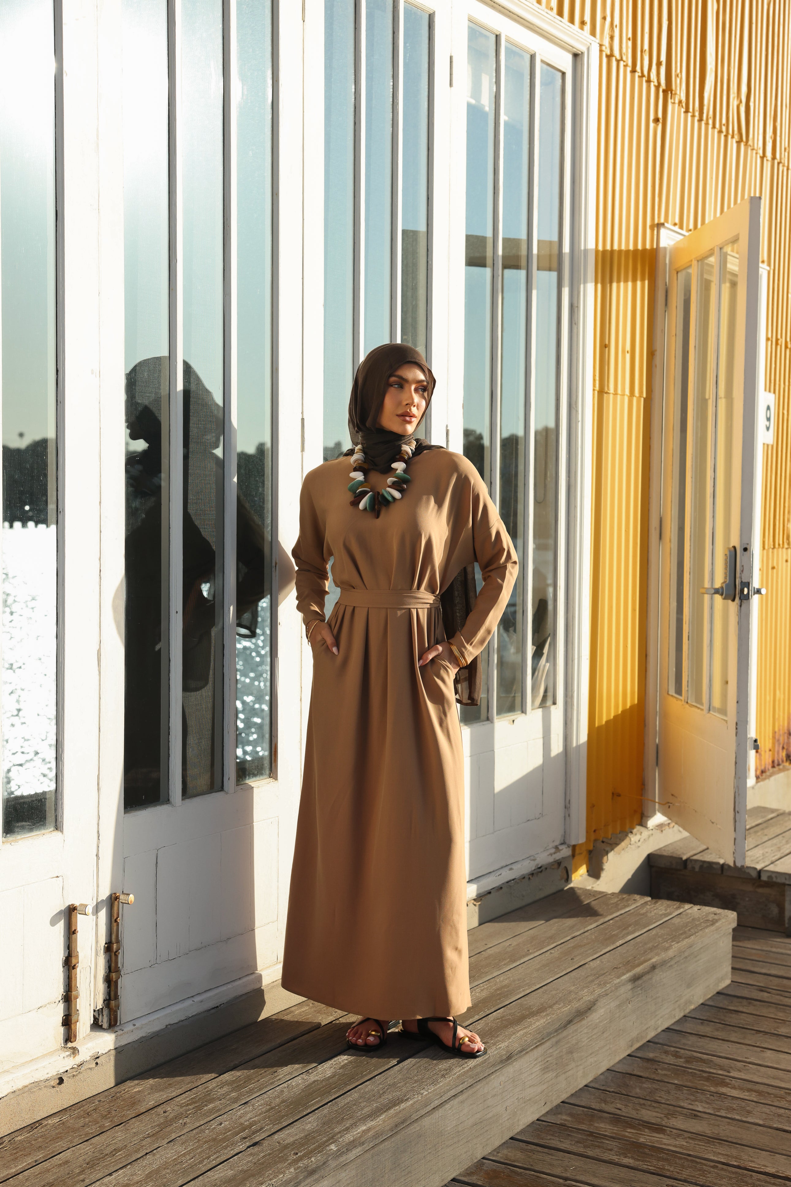 Amara Dress Caramel