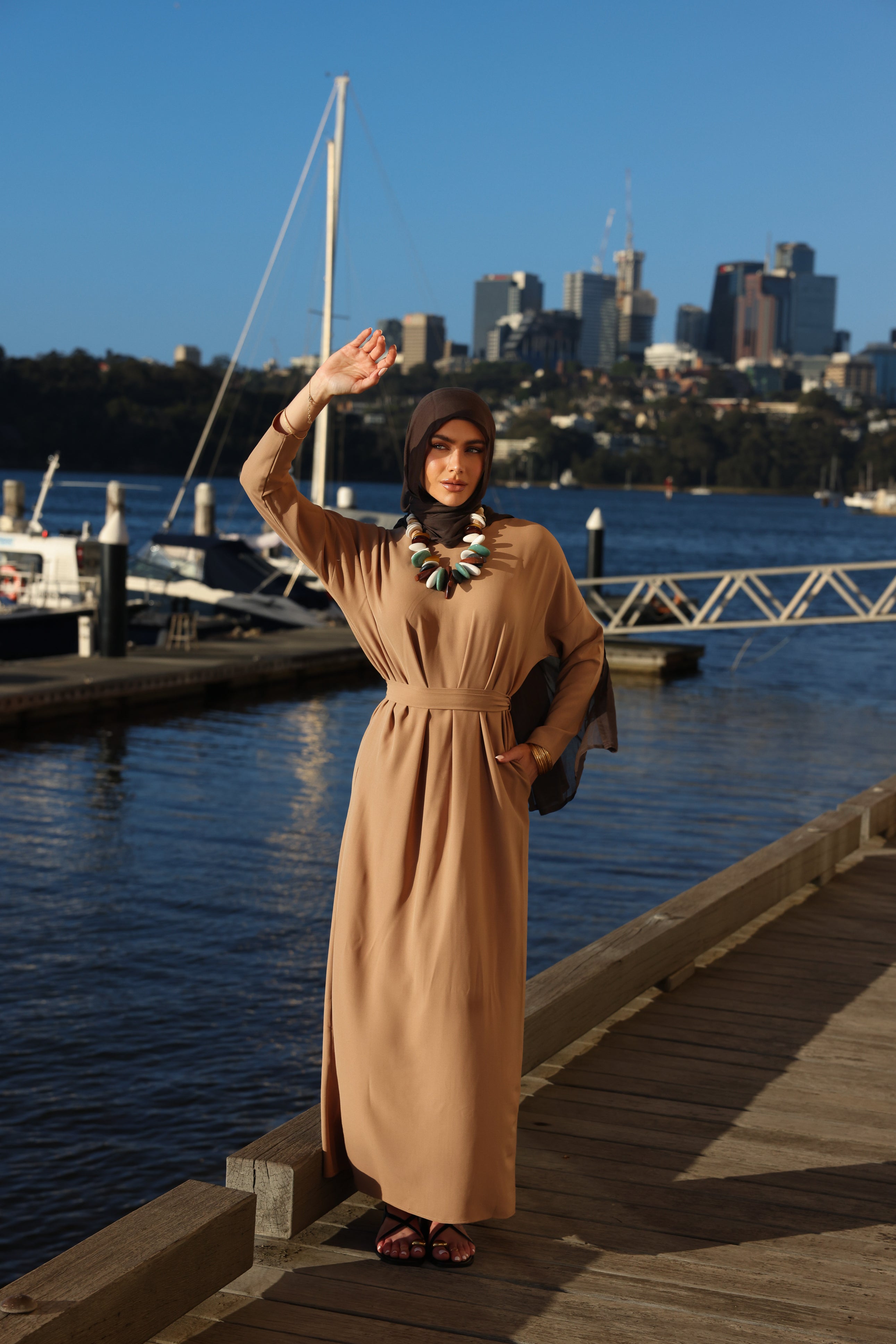 Amara Dress Caramel