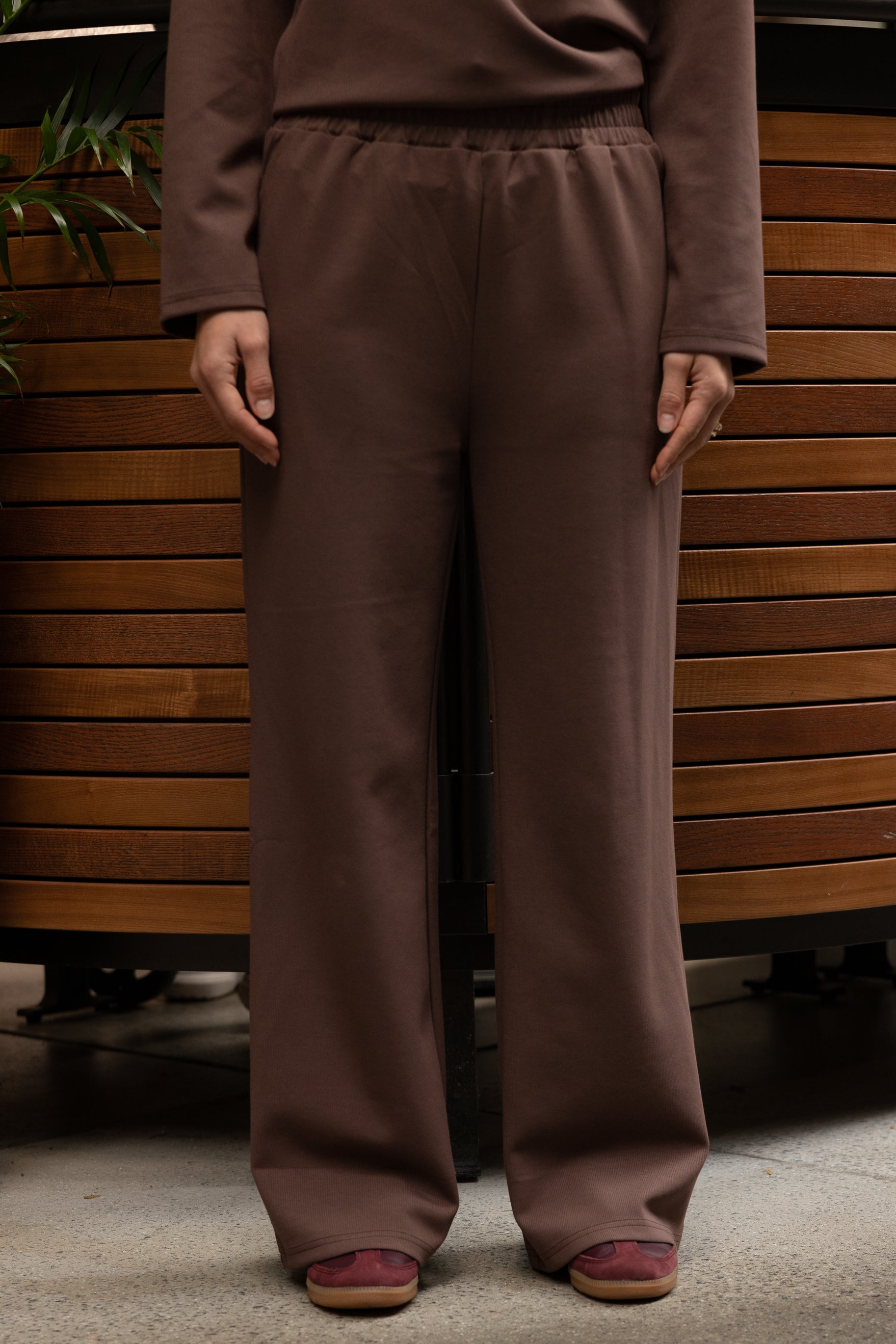 Essentials French Rib Pant Mocha