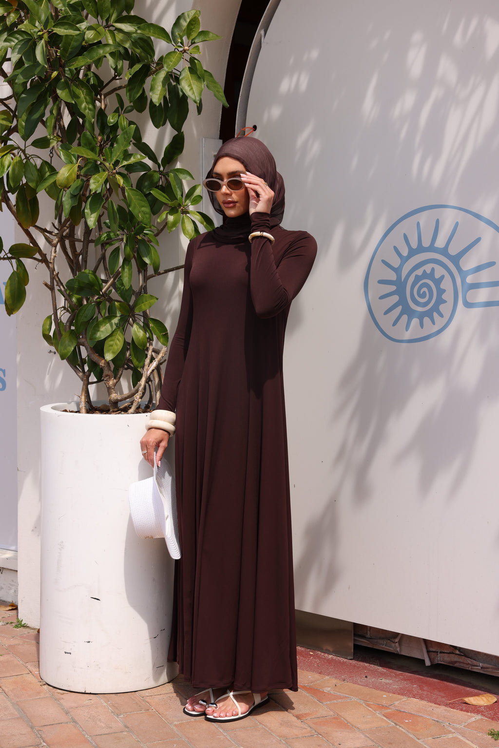 The Aura Dress Chocolate