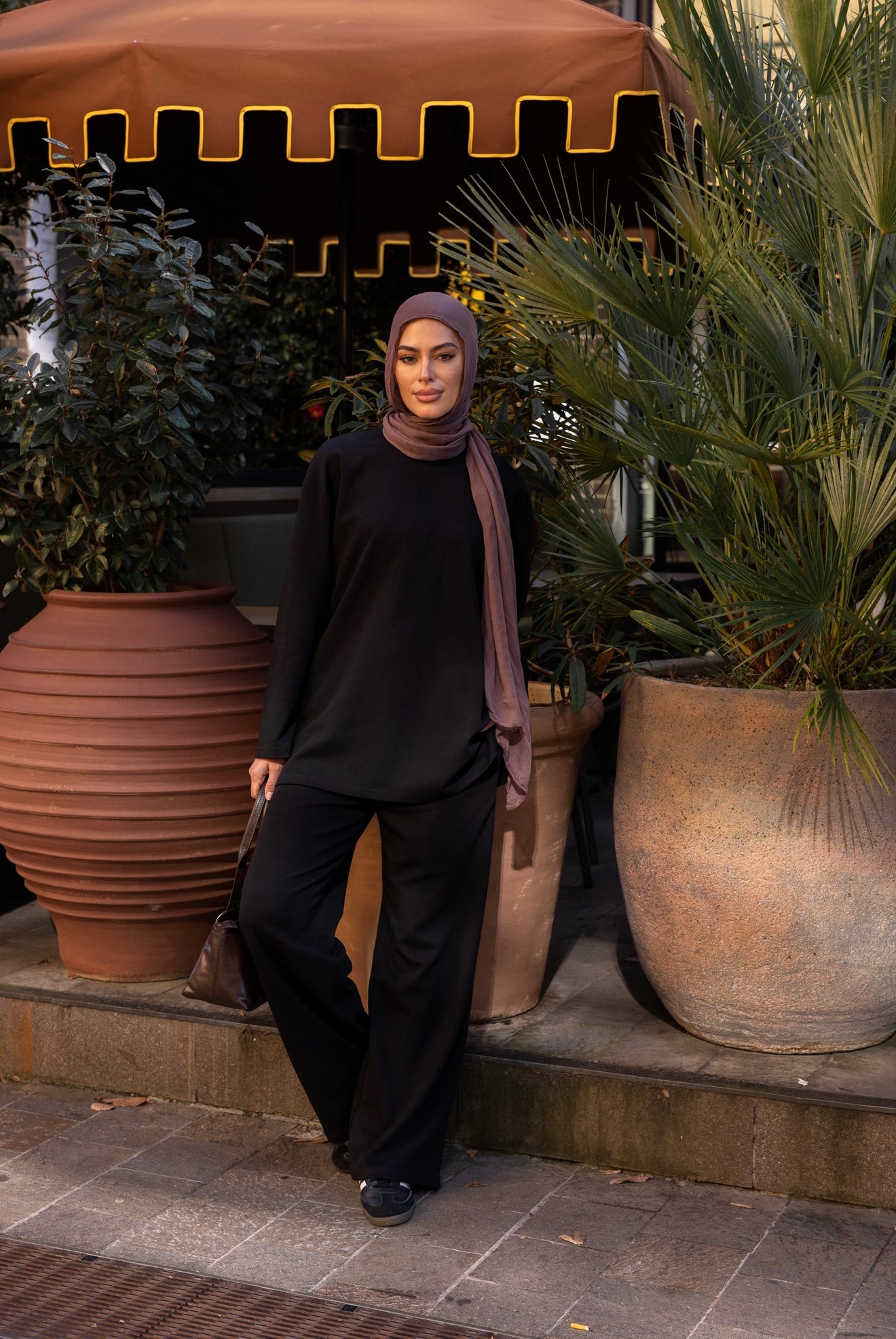 Essentials French Rib Top black