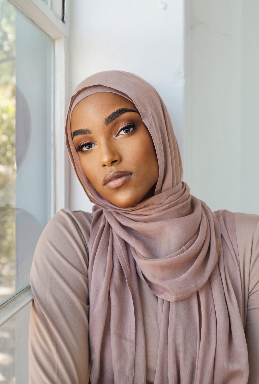 Unedited Crepe Hijab