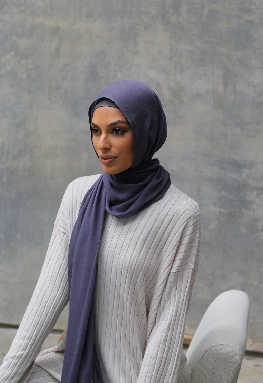 Unedited Indigo Hijab