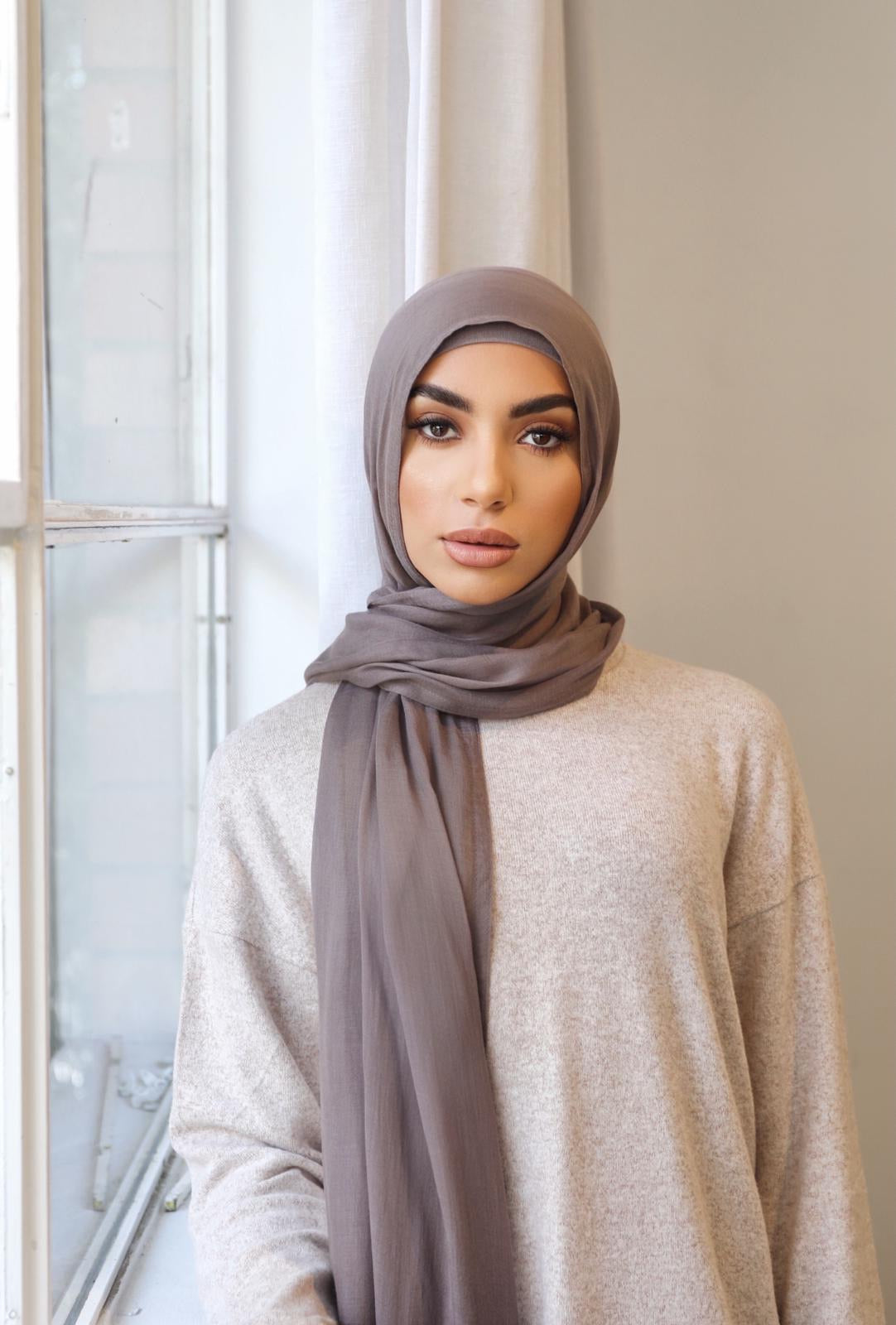 Unedited Mauve Hijab