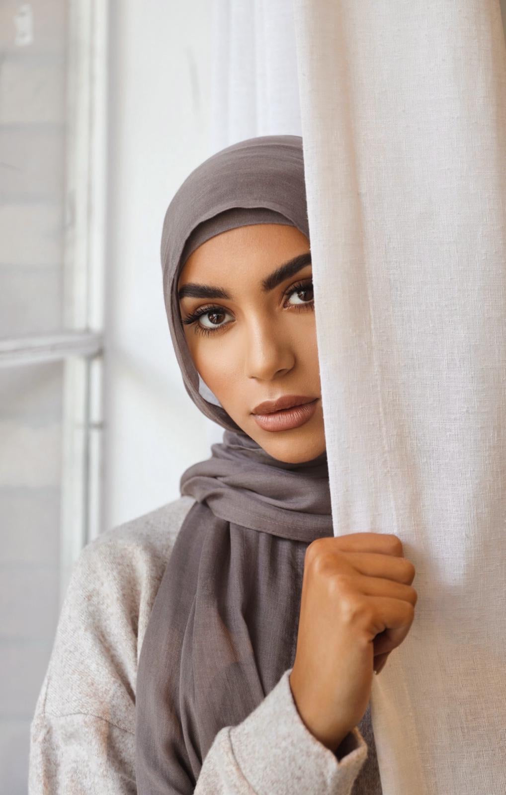 Unedited Mauve Hijab