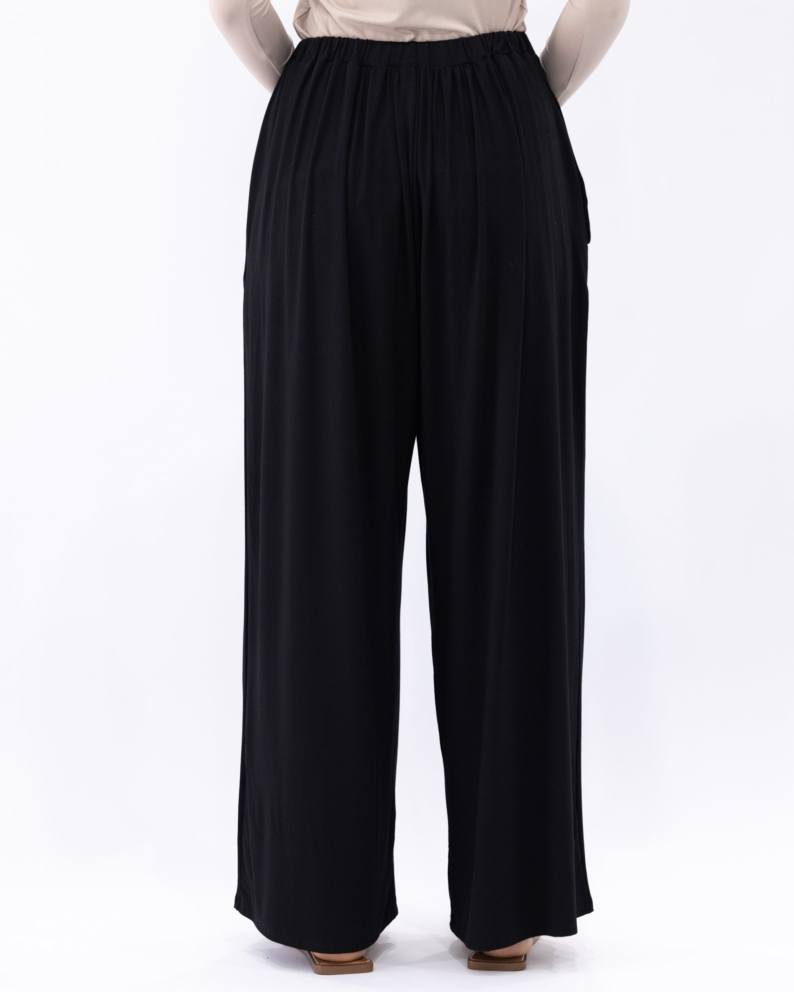 Jersey Palazzo Pants Black (pre order arrival Oct 10th)